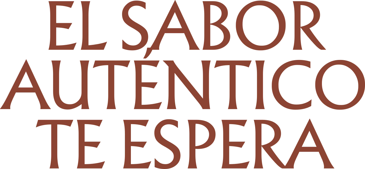 Texto que dice: el sabor auténtico te espera